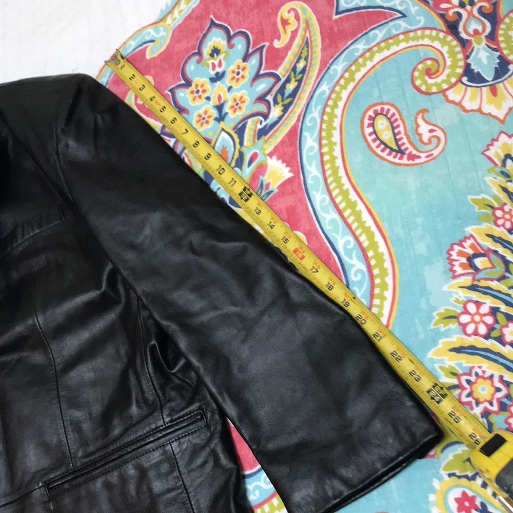 Jones New York leather blazer or jacket - Picture 12 of 16